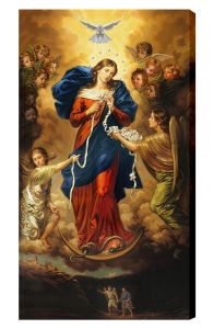 Our Lady, Undoer of Knots 10 x 18 Canvas Image