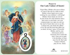 Our Lady, Undoer of Knots Prayercard