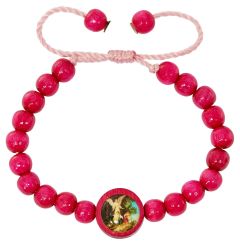 Pulsera Rosada del Ángel de la Guarda